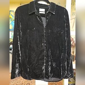 JCrew Crushed Velvet Shirt